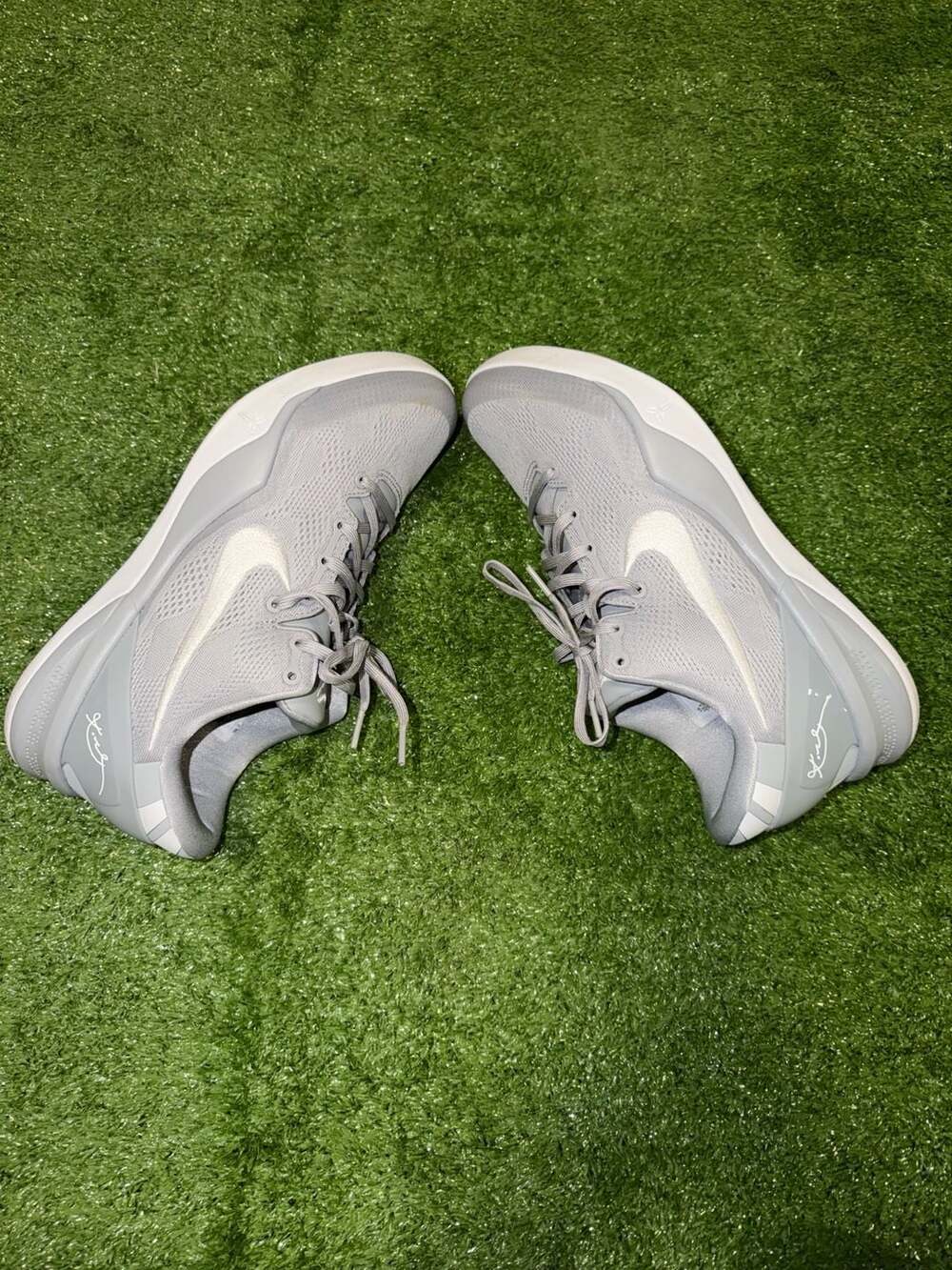 Kobe VIII ProTRO Wolf Grey Mens 10.5 HF9550002 Gray Basketball Shoes - Picture 2 of 9